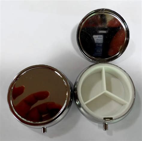 blank metal pill box wholesale|portable small pill box.